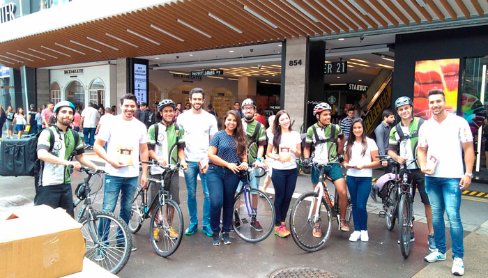 Cacau Show aposta nas bicicletas para promover e-commerce