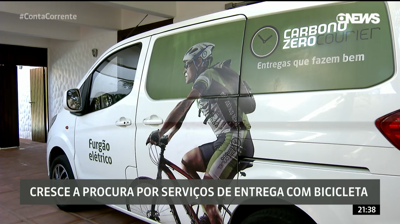 Carbono Zero Courier | Rede Globo | Bom dia SP | 2018